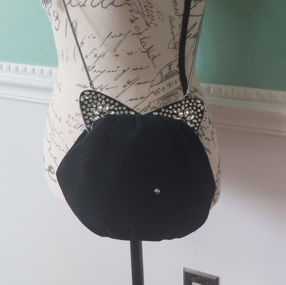 Kate spade cat's meow suede crossbody or clutch handbag - Picture 3 of 6